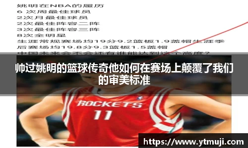 帅过姚明的篮球传奇他如何在赛场上颠覆了我们的审美标准